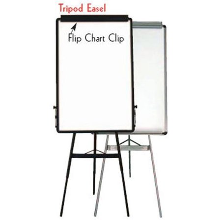 AARCO Aarco Products TE1BK Portable Whiteboard Easels Tripod Easel - Black TE1BK